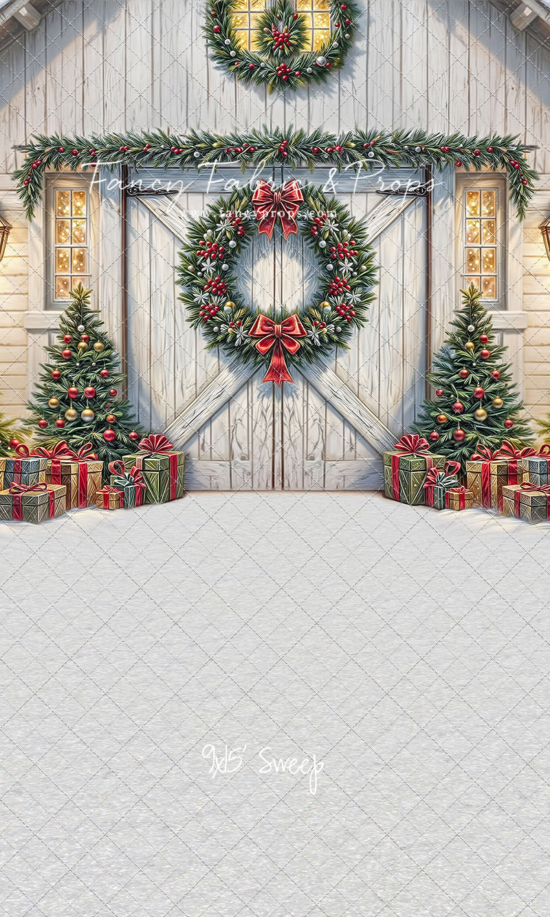 Winter Welcome Barn - with Sweep Option