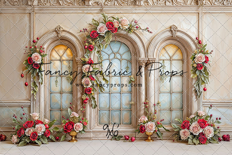 Gilded Holiday Windows - with Sweep Option