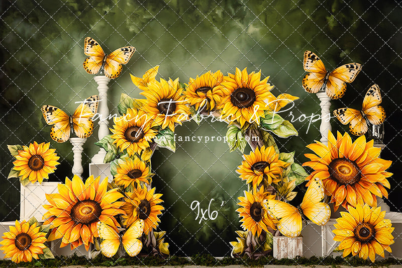 Sunny Flowers & Butterflies