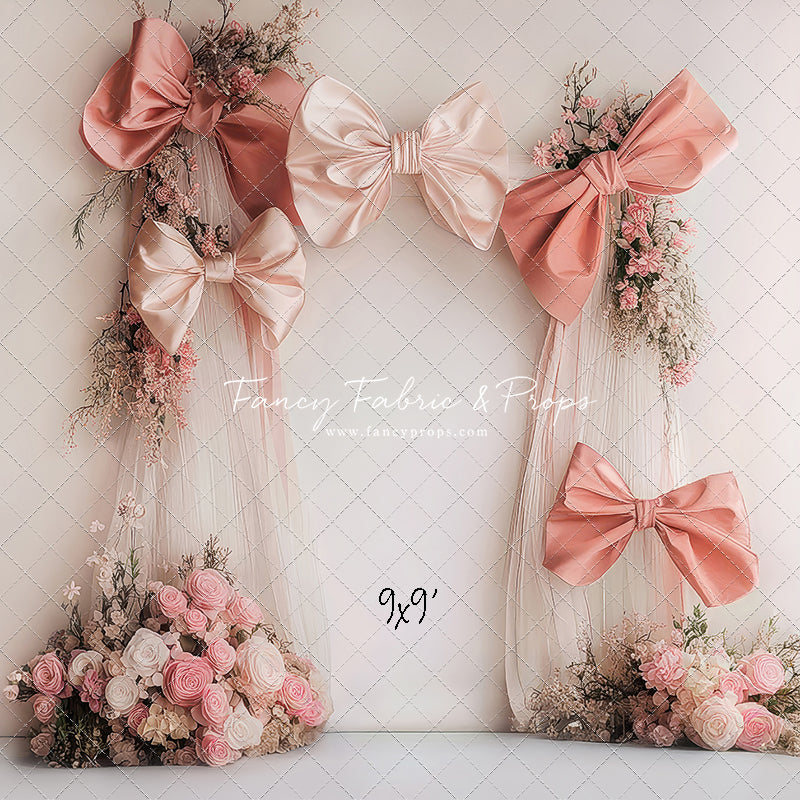 Bowtied Blush - With Sweep Option
