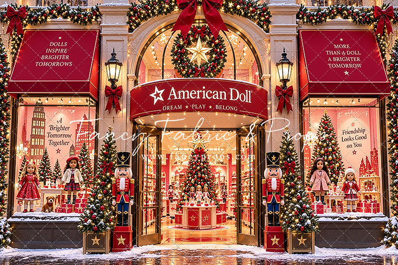 American Doll Holiday - With Sweep Option