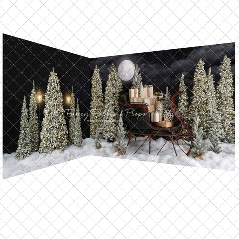 Antique Sleigh 2pc Mini Room
