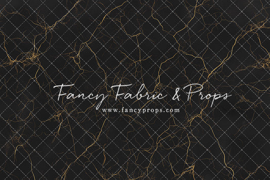 Black & Gold Marble - Floor