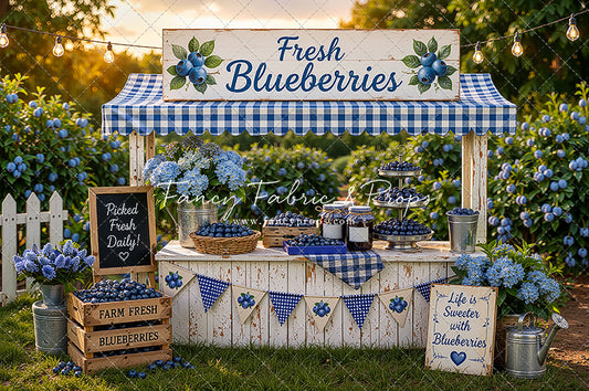 Blueberry Patch Market - With Sweep Option