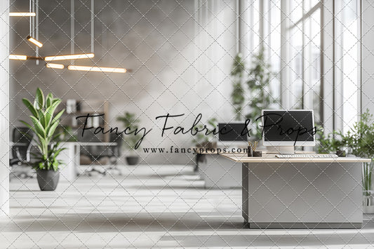 Bright & Modern Workspace - With Sweep Option