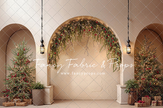 Christmas Courtyard Arch - With Sweep Option
