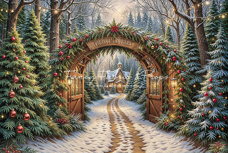 Christmas Path To Home - with Sweep Option