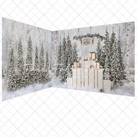Creamy Cocoa Stand 2pc Mini Room