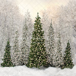 Cozy Christmas Cottage Trees