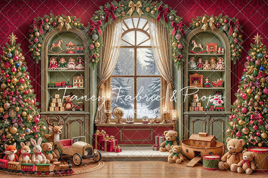 Darling Damask Christmas - with Sweep Option