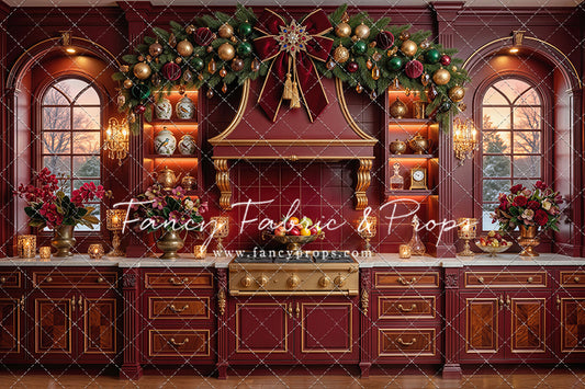 Elegant Scarlet Kitchen - With Sweep Option