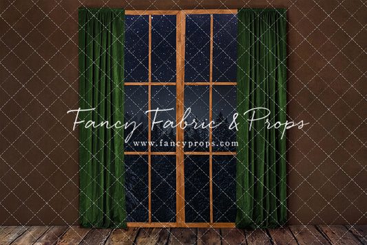 Fireside Evergreen Window