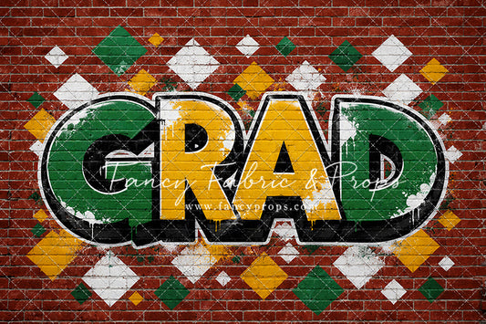 Gold & Green Grad - With Sweep Option