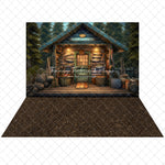 Gone Fishin Bait Shop - Dirt Floor - 2pc Set