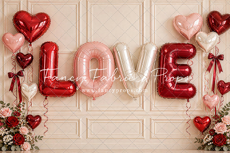 LOVE Balloon Wall - With Sweep Option