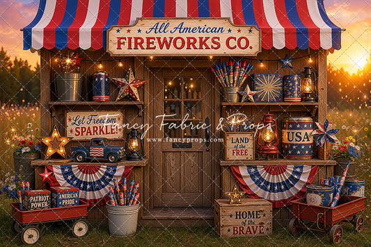 Liberty Sparks Fireworks Stand - With Sweep Option