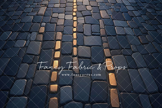 Luminous Cobblestone Path - Mat Floor