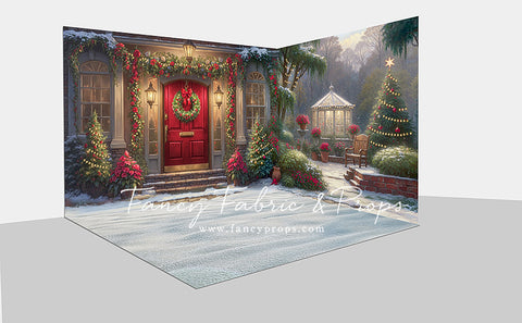 Merry Holiday Entry - Red Door - Room