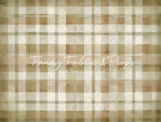 Oatmilk Plaid - With Sweep Option