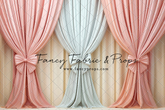 Pastel Bow Swag - With Sweep Option