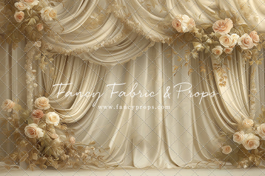 Petals & Silk In Ivory - With Sweep Option