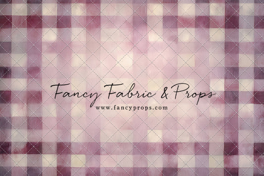 Rose Quartz Plaid - With Sweep Option