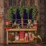 Santa's North Pole Workshop Window