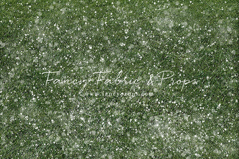 Snowy Grass Mat Floor