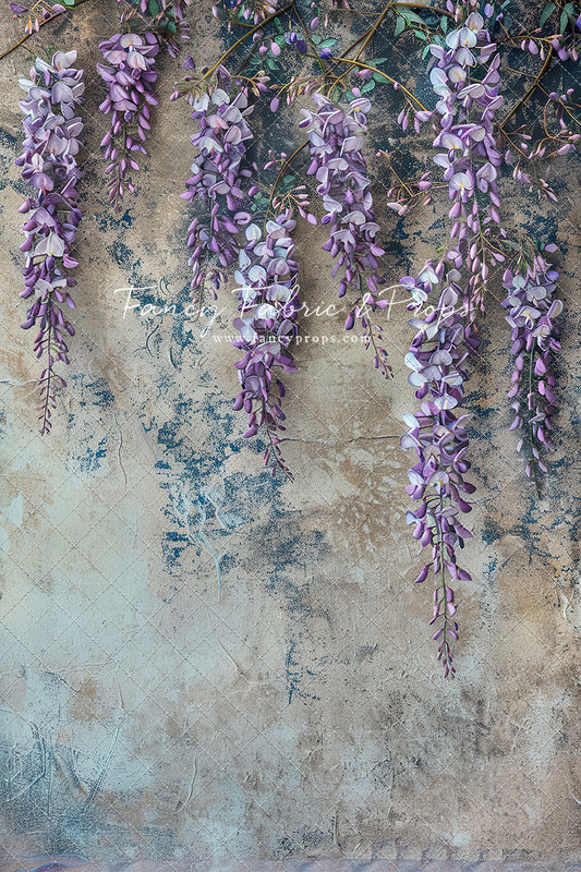 Painted Floral Lavender Wisteria