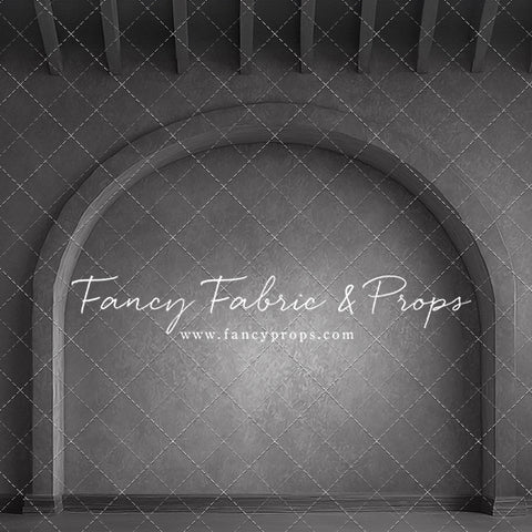 Gothic Gray Archway - Solid Floor - With Sweep Option
