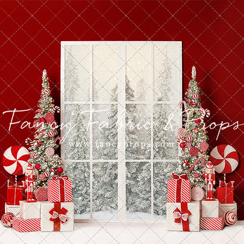 Candy Cane Window