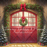 Christmas At The Red Barn - Straw Floor - with Sweep Option