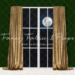 Classy Gold & Greens Window