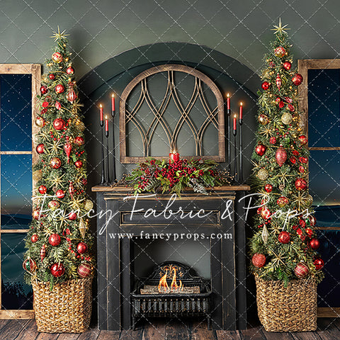 Elegant Fireplace Overlook