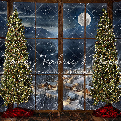 Frosted Village Bay Window