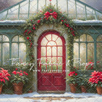 Whimsical Winter Greenhouse - With Sweep Option