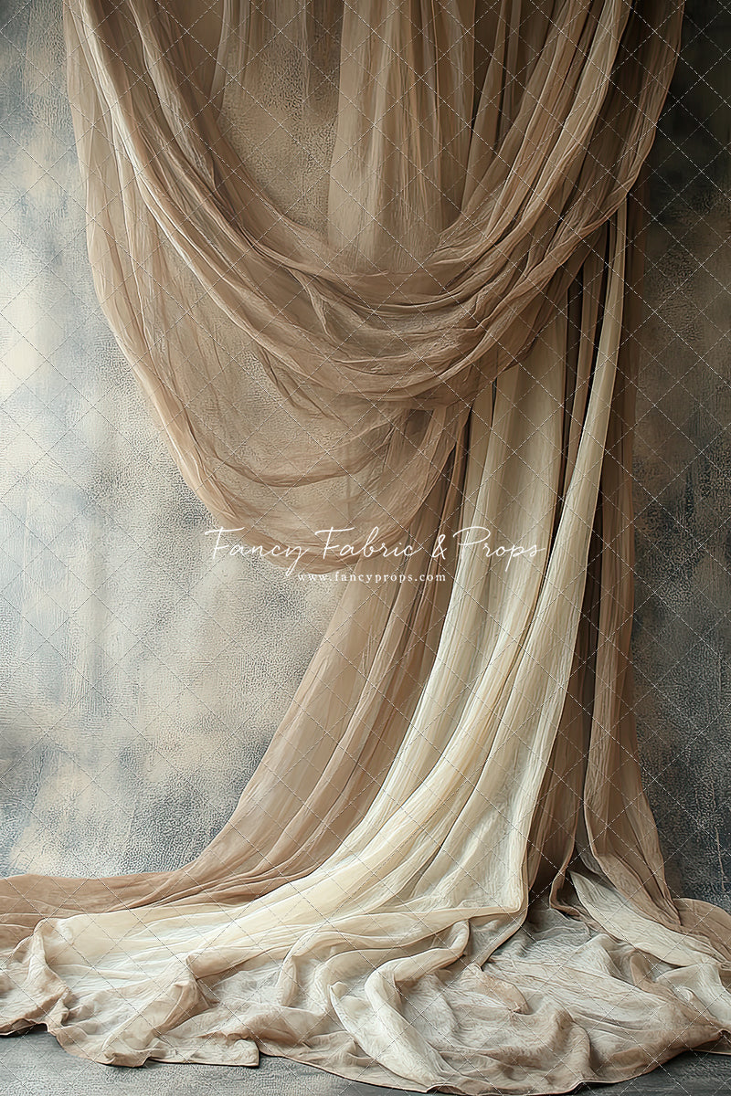 Warm Taupe Veil - Sweep Only