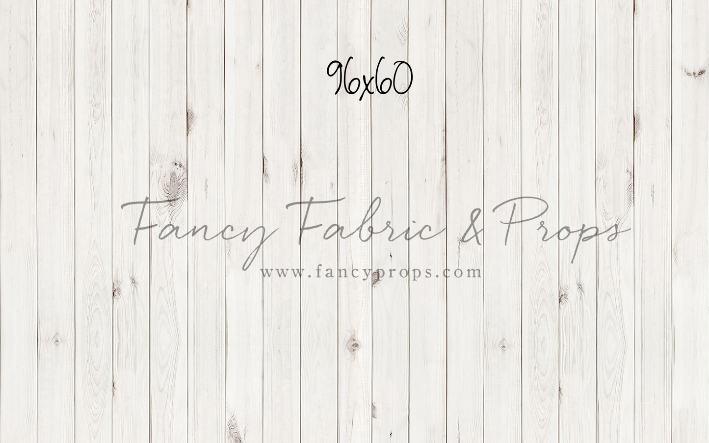 White Wooden Planks Mat Floor