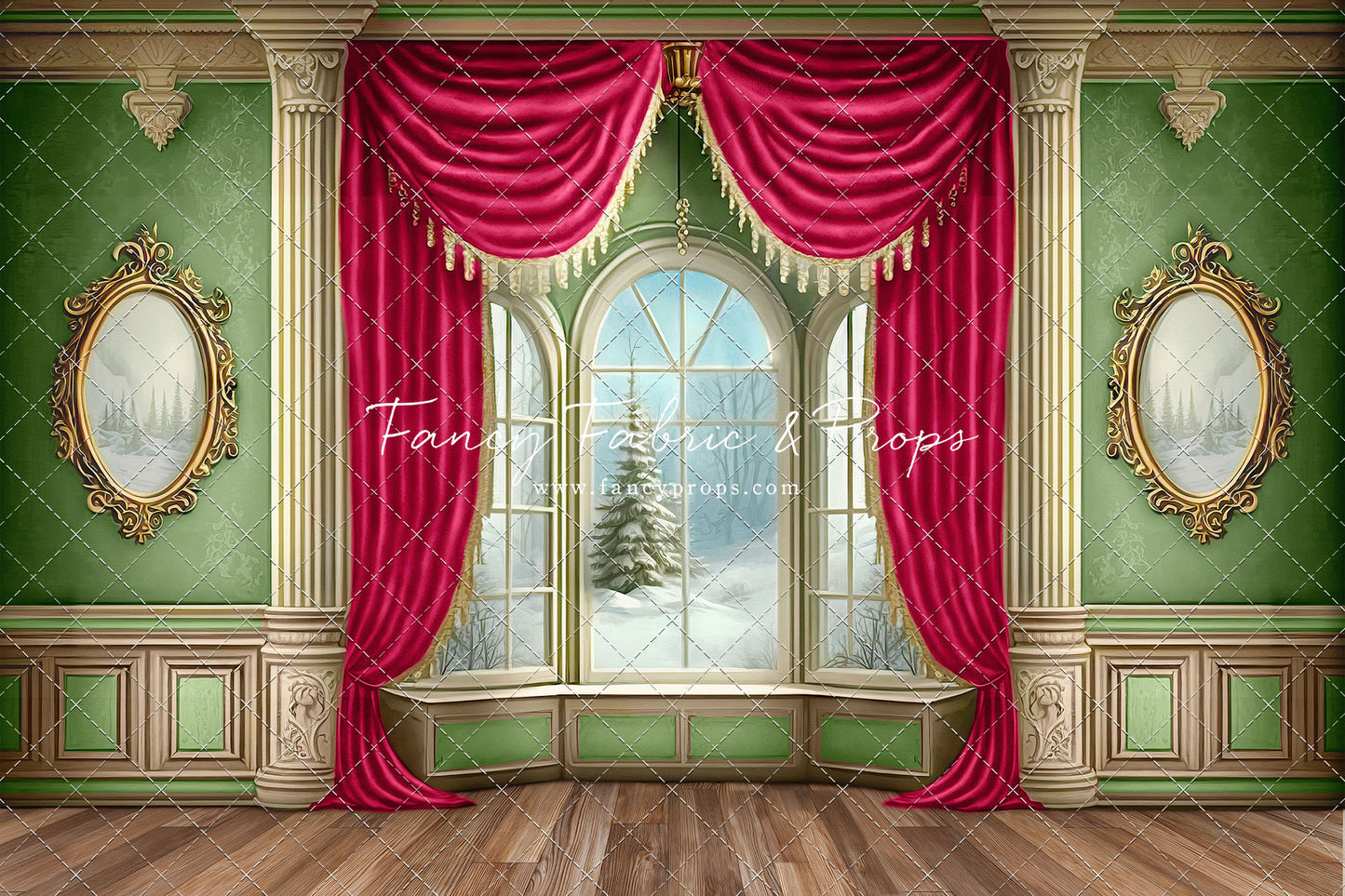 Winterside Wishes - Wood Floor Option - with Sweep Option