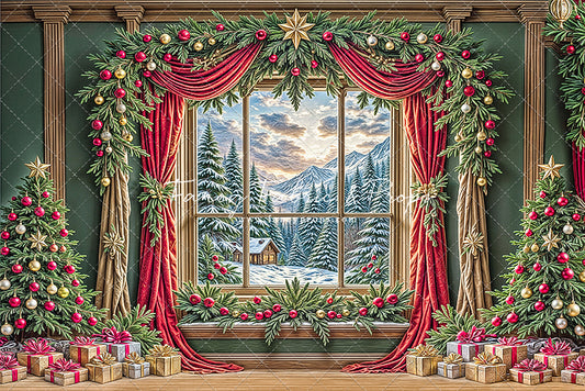 Yuletide Bloom View - with Sweep Option