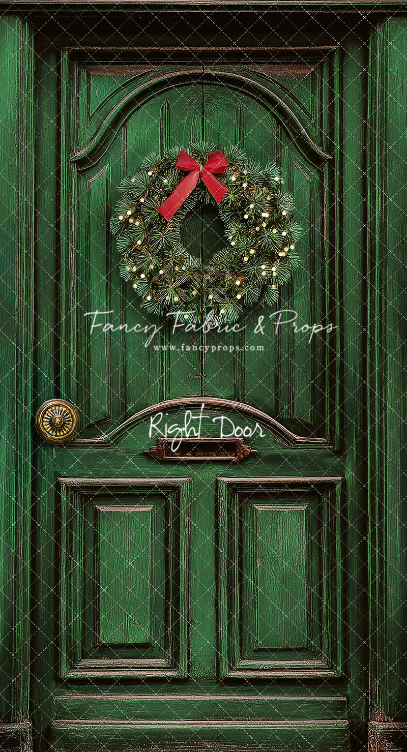 Yuletide Cottage Door - Slimline Drop For OG Fancy Lite System - Slimline Panels