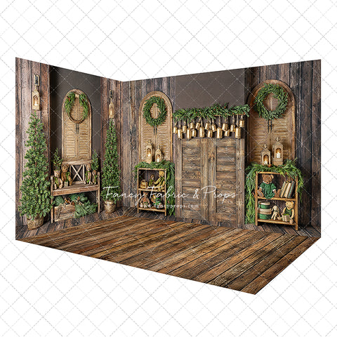 Rustic Christmas Charm Headboard - Room