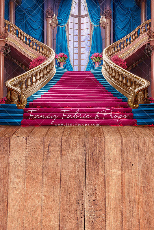 Ballroom Royal Staircase - Blue - With Sweep Option