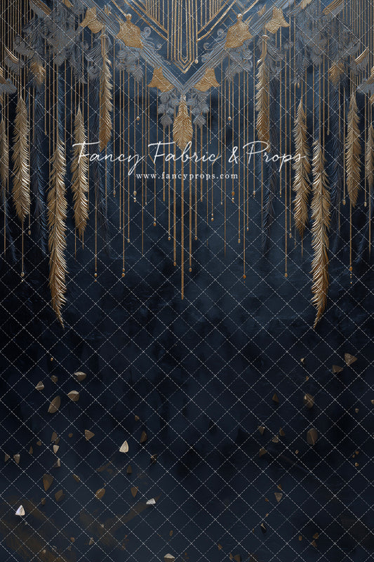 Midnight Feather Cascade - With Sweep Option