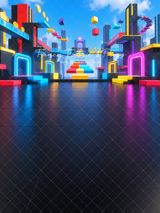 Neon Obby City - With Sweep Option