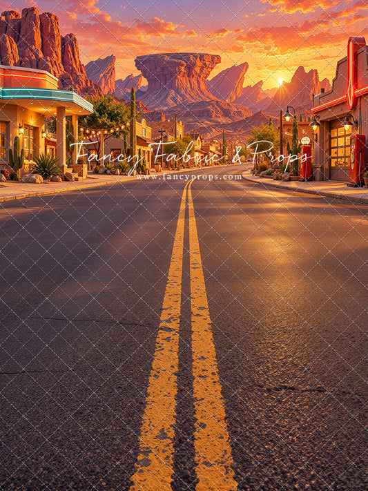 Radiator Springs Sunset - With Sweep Option