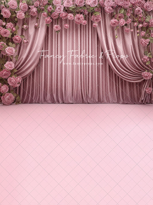 Rose Petal Curtain - With Sweep Option