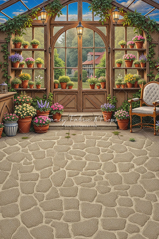 Vivid Blooming Greenhouse - With Sweep Option