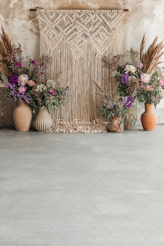 Wildflower Macrame - With Sweep Option