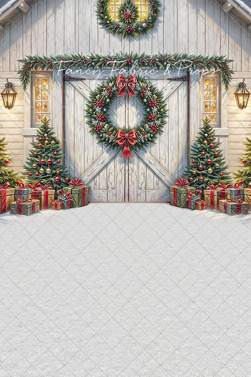 Winter Welcome Barn - with Sweep Option